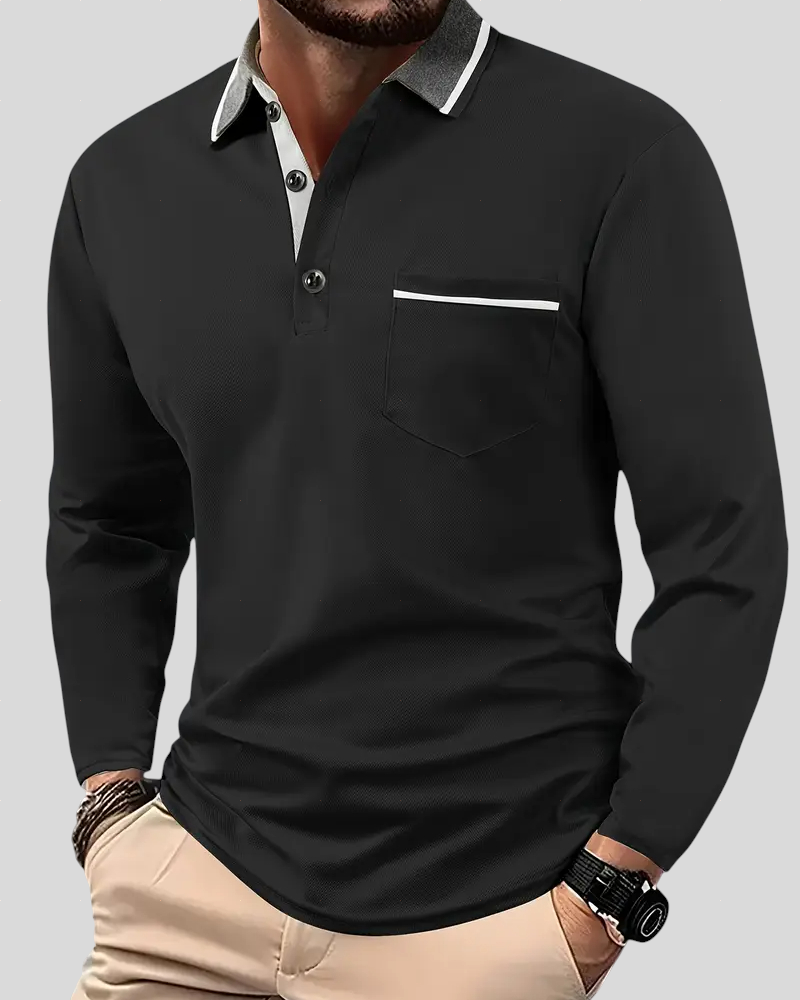 Camiel – Klassisk Langærmet Polotrøje