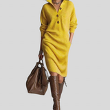 Carmen – Varm Strikket Kjole, Elegant og Komfortabel