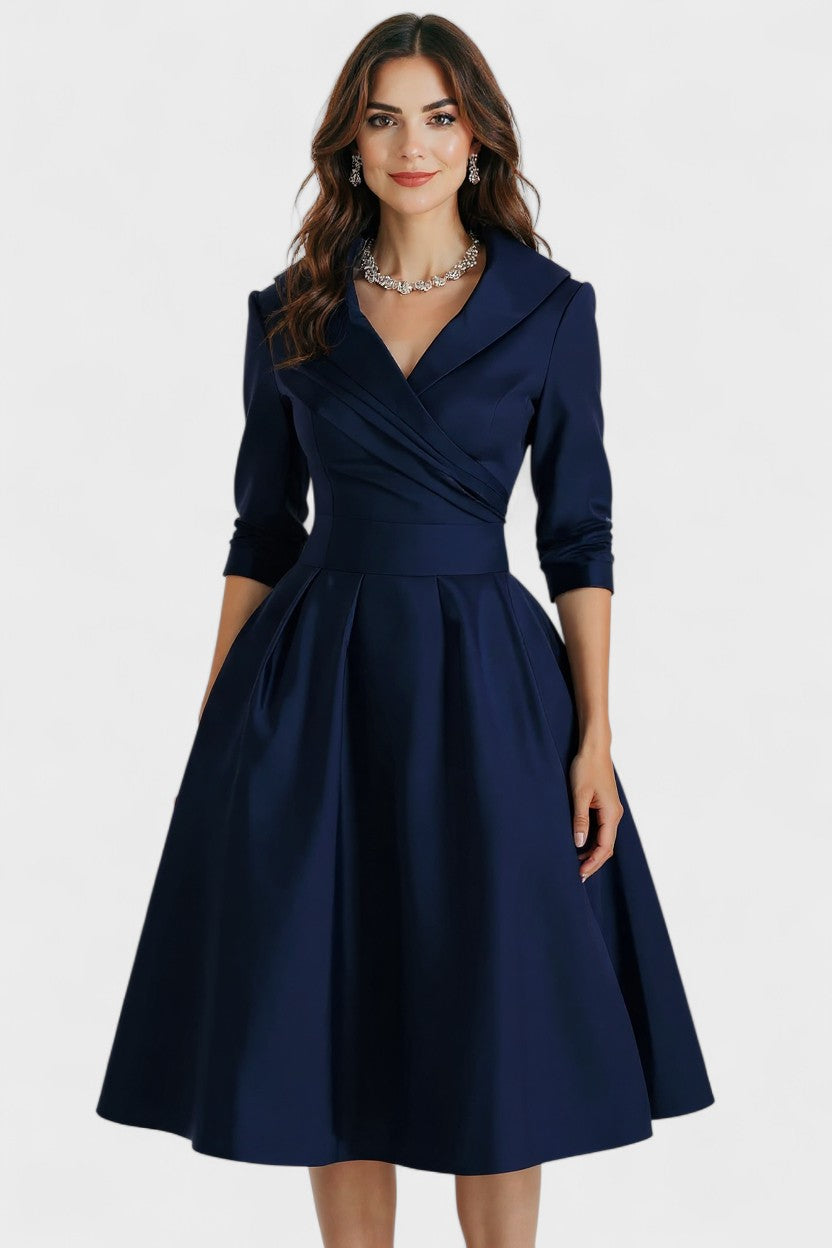 Lina | Satin Midi Kjole