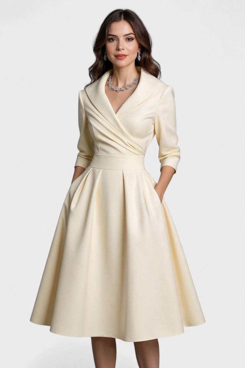 Lina | Satin Midi Kjole