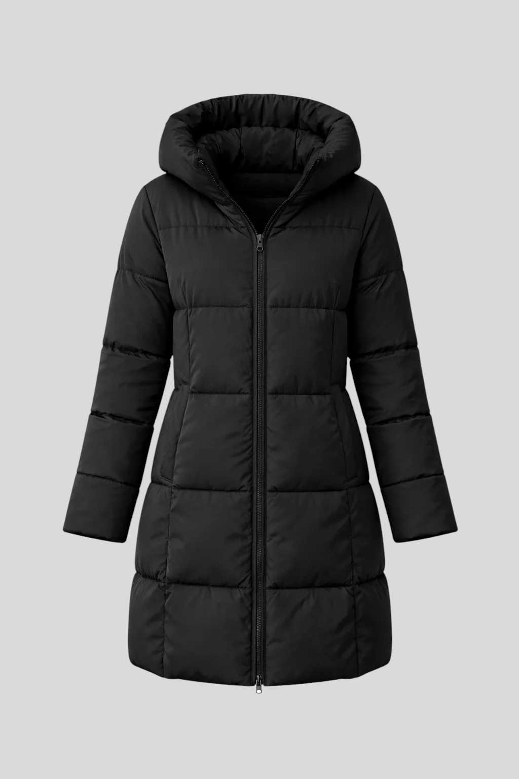 Valentina – Lang Dunjakke Med Hætte