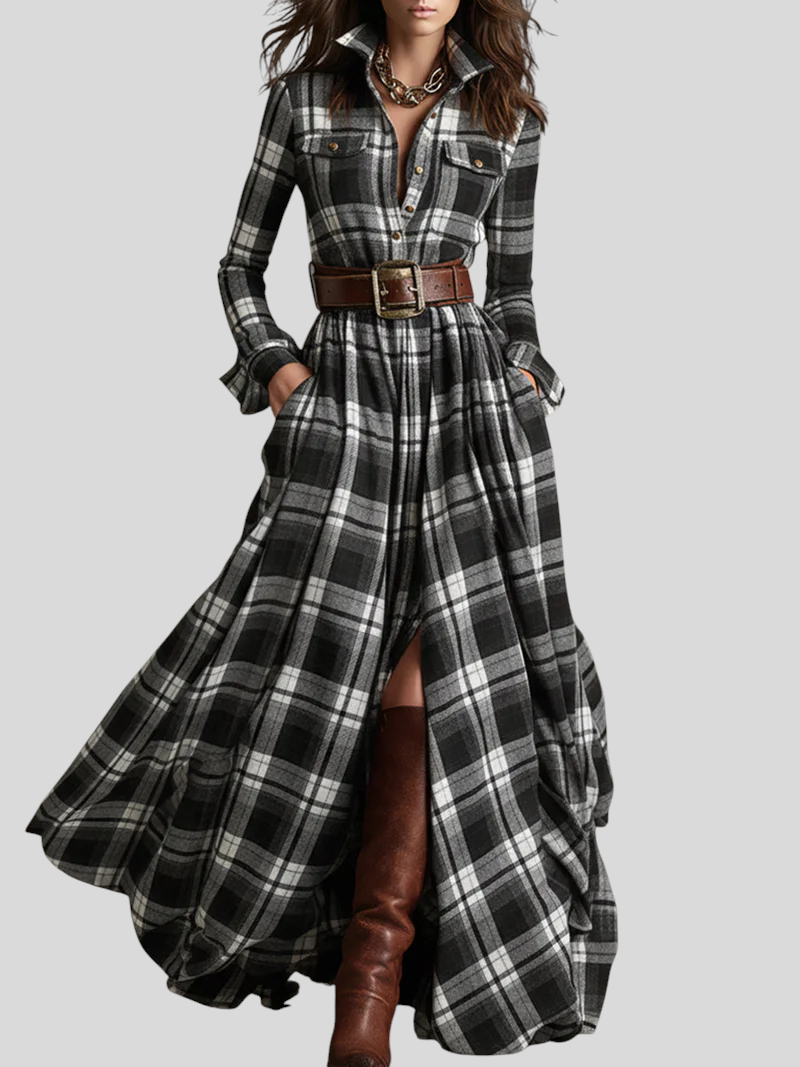 Giulietta – Ternet Maxi Skjortekjole