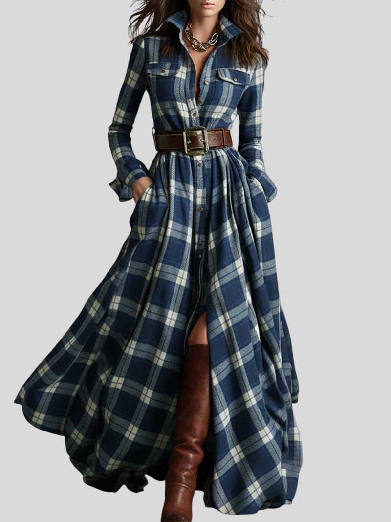 Giulietta – Ternet Maxi Skjortekjole