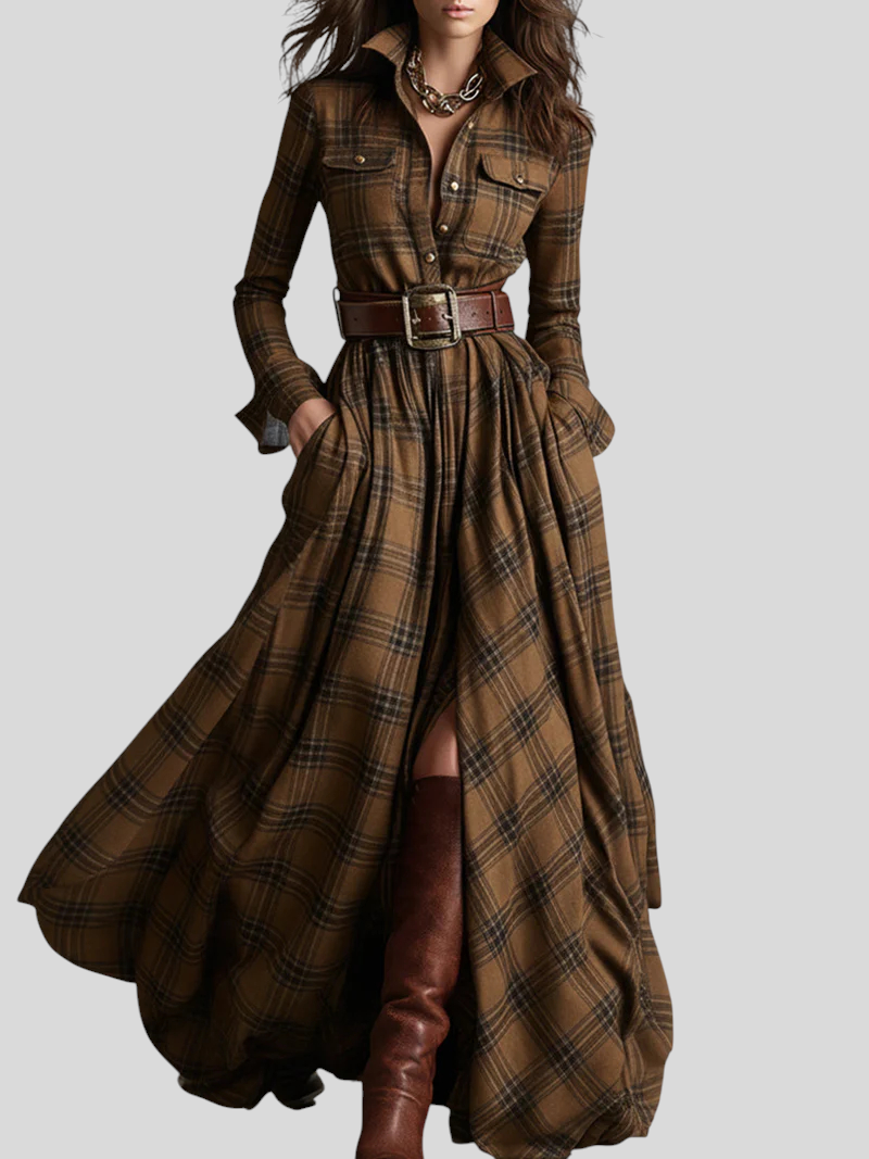 Giulietta – Ternet Maxi Skjortekjole