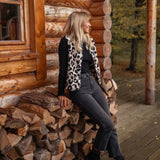 Maja | Leopardmønstret vest