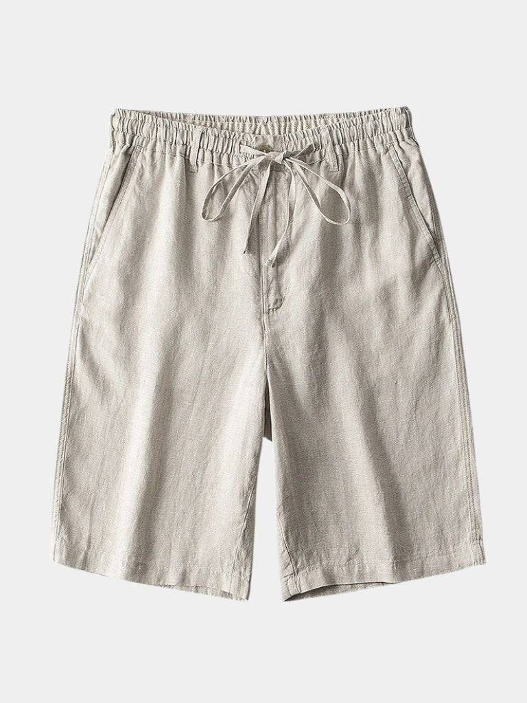 Mikkel™ | Grå Hørshorts Mariner