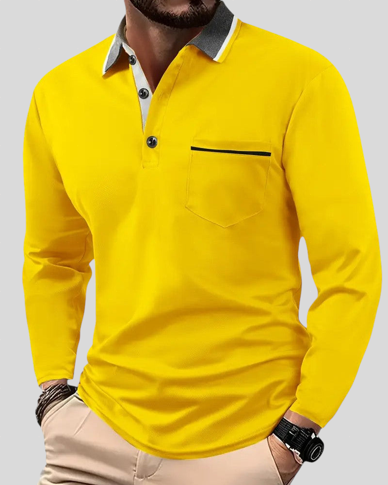 Camiel – Klassisk Langærmet Polotrøje