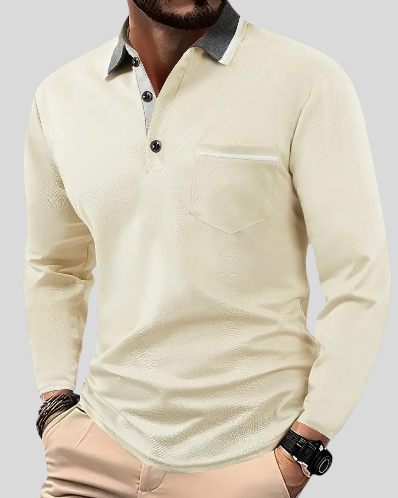 Camiel – Klassisk Langærmet Polotrøje